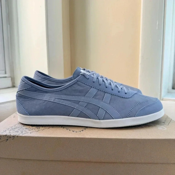 Onitsuka Tiger by Asics Shoes - Onitsuka Tiger Sneaker Shoes in Stone Wash Blue White